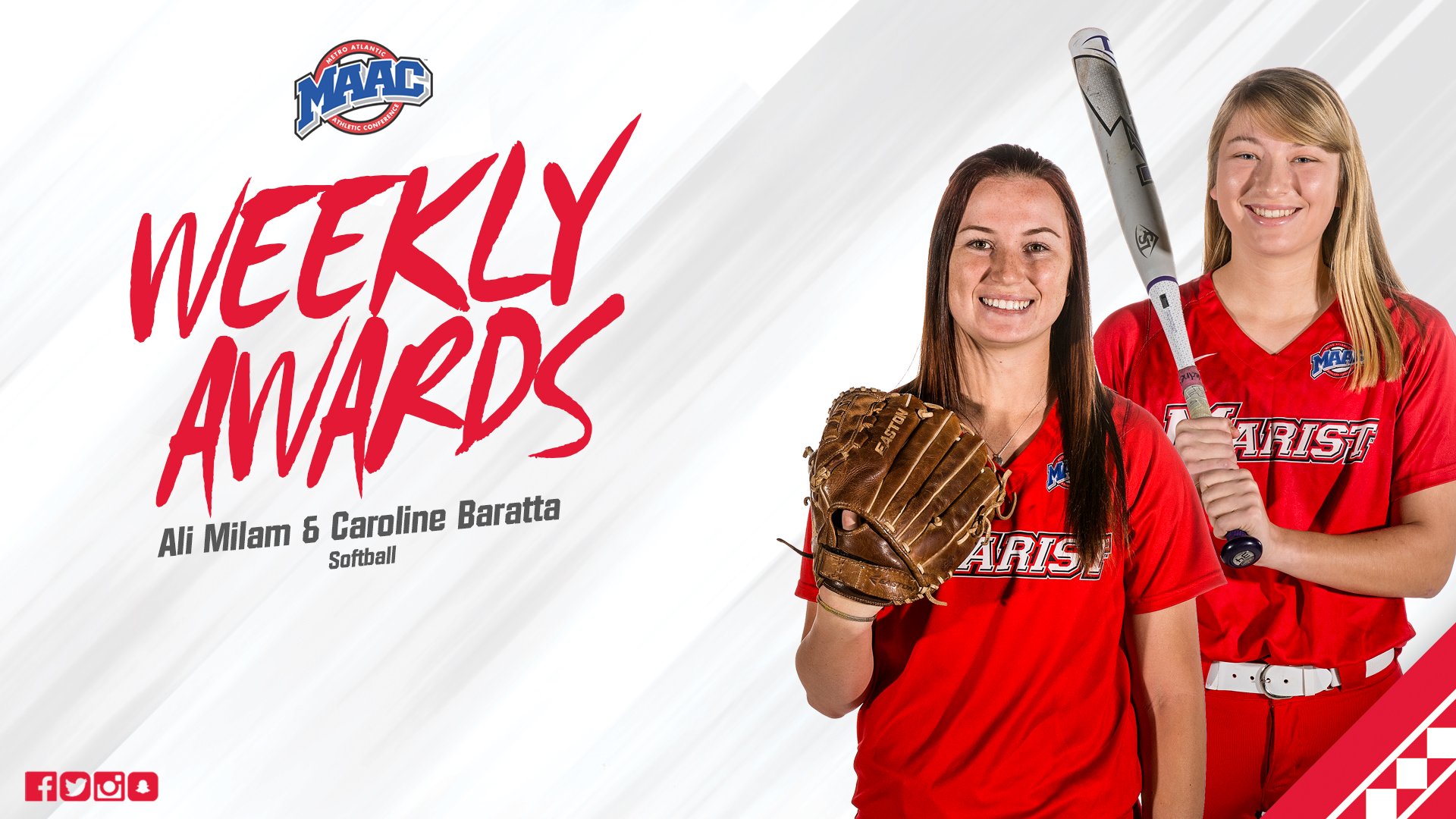 Marist Athletics on Twitter ".MaristSoftball earns two maacsoftball