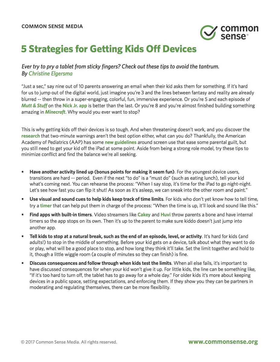5 strategies for getting kids off devices.
