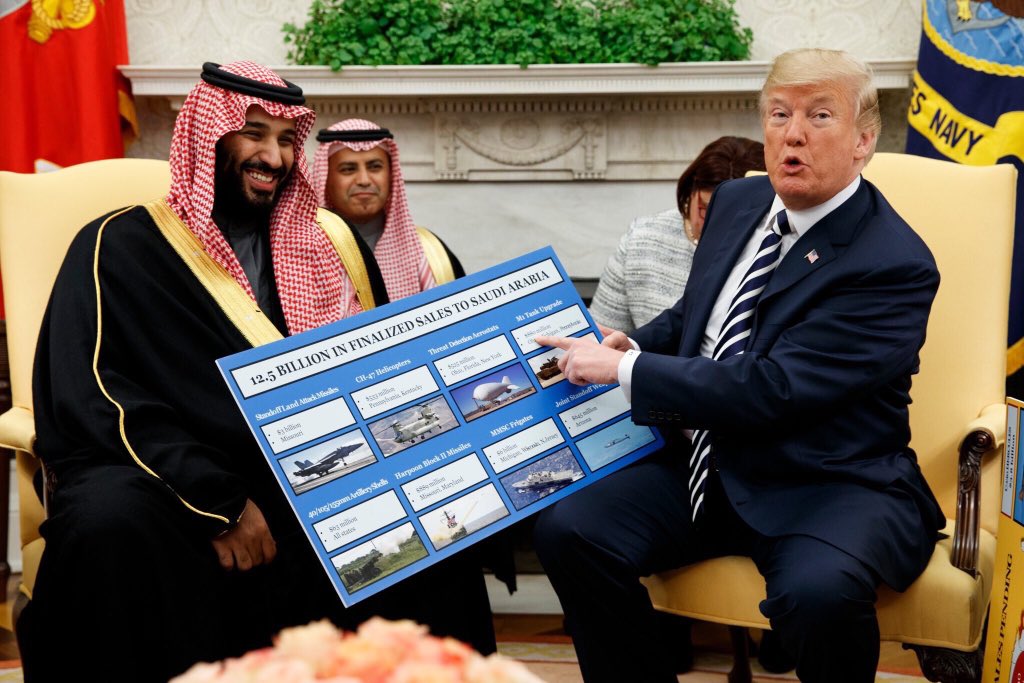 Image result for trump bin salman chart