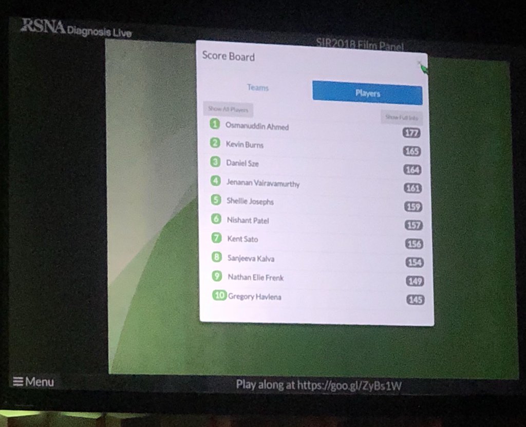 kevinburns's tweet photo. Trying hard to overtake @TheRealDoctorOs in the beat the geeks film panel! #SIR18LA #IamIR @SIRRFS @SIRspecialists https://t.co/YXLnJJdkfF