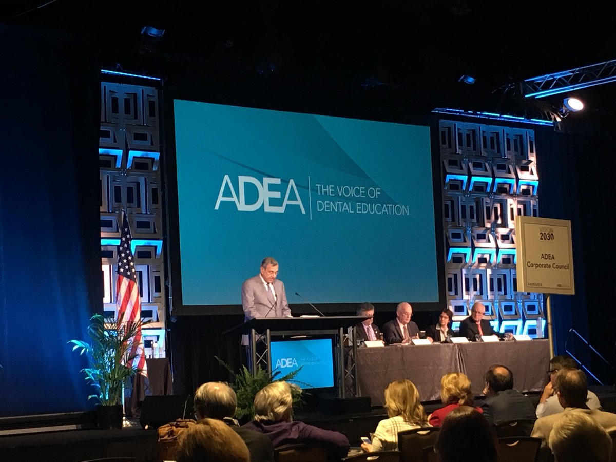 adeaweb's tweet photo. The closing session of the ADEA House of Delegates has begun! #ADEA2018 https://t.co/mhJLCxR4cG