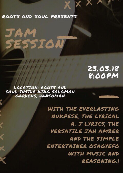 Jam session this Friday