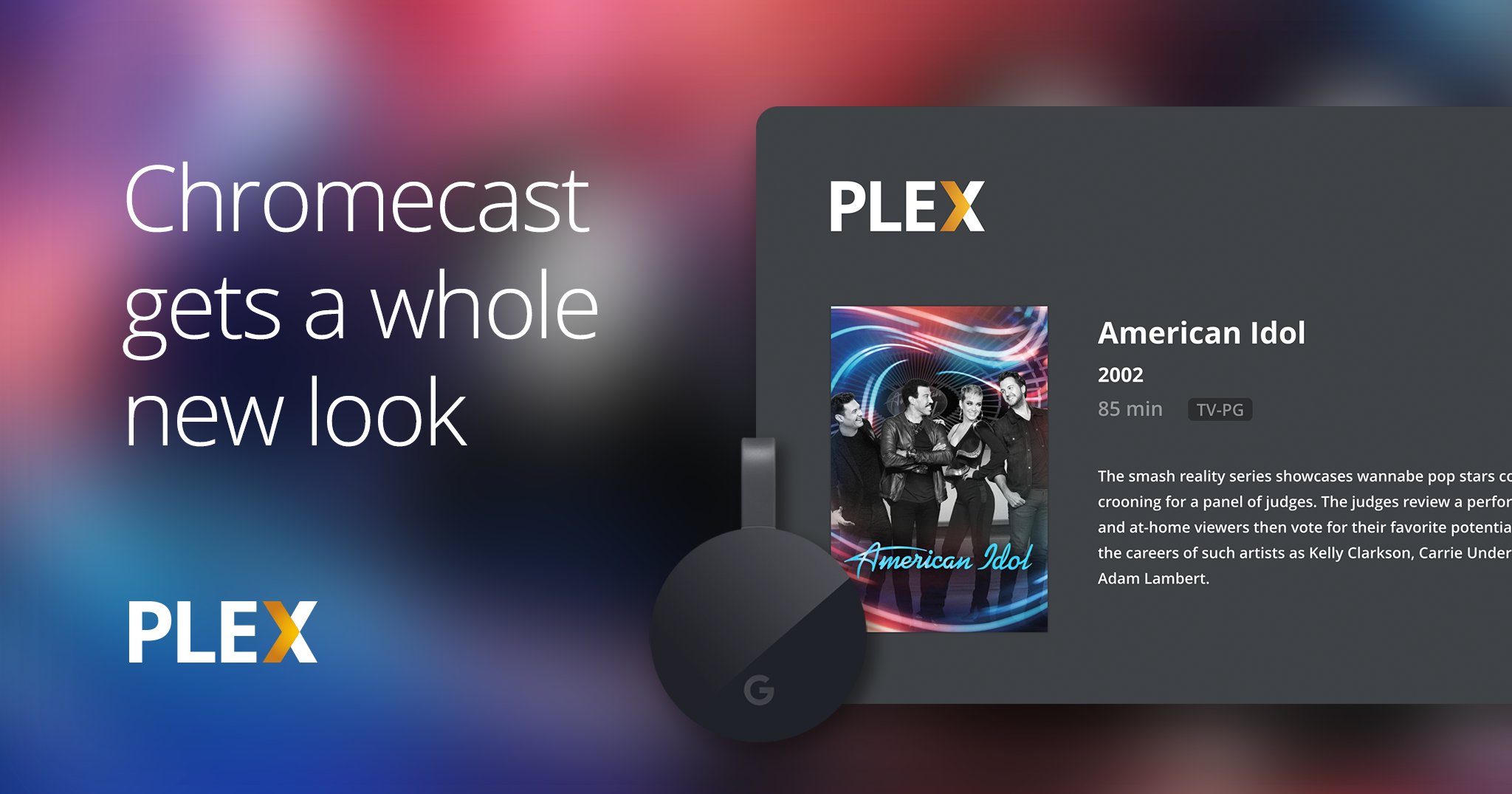 Udgangspunktet Lærd skarp Plex on Twitter: "Our Chromecast app has gotten a fancy new makeover! Along  with a new look, much more robust start and pre-play experiences,  under-the-hood improvements, and the same, seamless streaming power