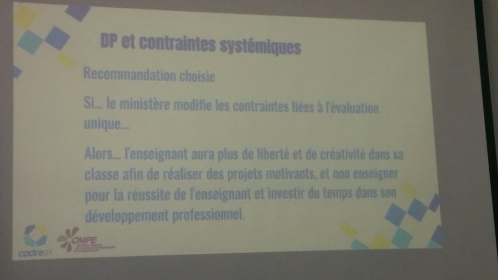 petitbenoit's tweet image. 3e recommandation issue du travail des équipes. Elle plaira aux abonnés de la balise #évalchange #sommetdp18