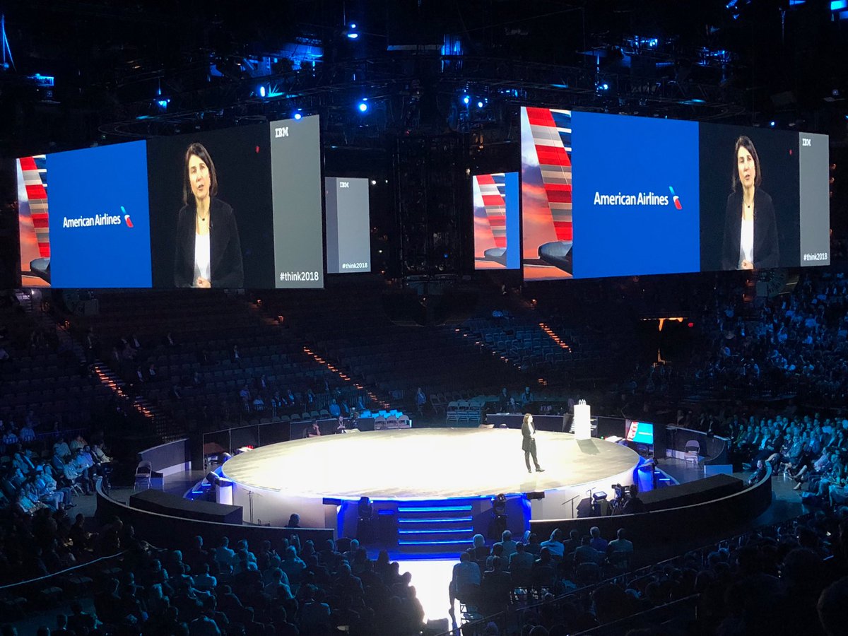 bobby_woolf's tweet image. America Airlines at #Think2018 talking about how awesome the IBM Cloud Garage is. WTG @kgb1001001 and @rreinitz!! #IBMCloud #GarageMethod
