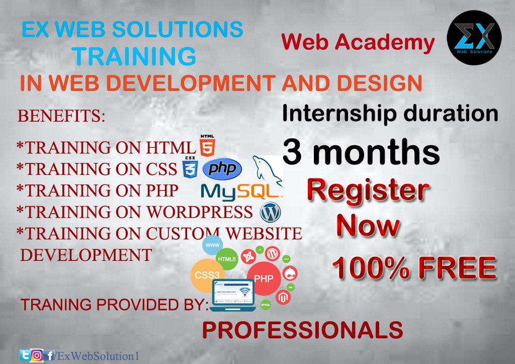 ExWebSolution1's tweet image. Ex web solutions help students invent their future. Join our software house now!

Do contact on this number for more detail... +92303-4204592

whatsapp only....