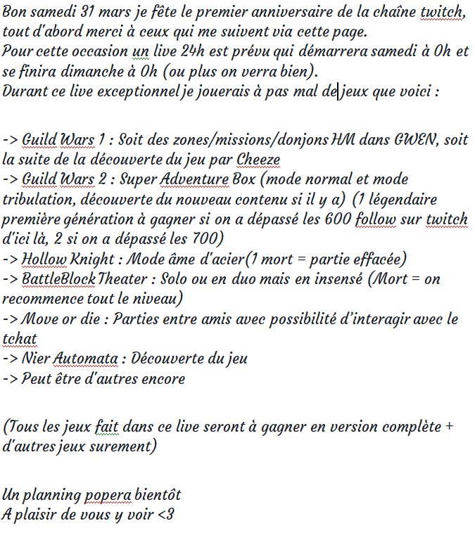 Wirslayd's tweet photo. Coucou :3
@GuildWars2_FR #hollowknight @NieRGame @Battleblockthe @moveordiegame @RTwitchFR @RTStreamee @PetitsStreams @GW2_FR @LeBusMagique @NicoLeChti @4z3RuS https://t.co/yCMVMeAwqz