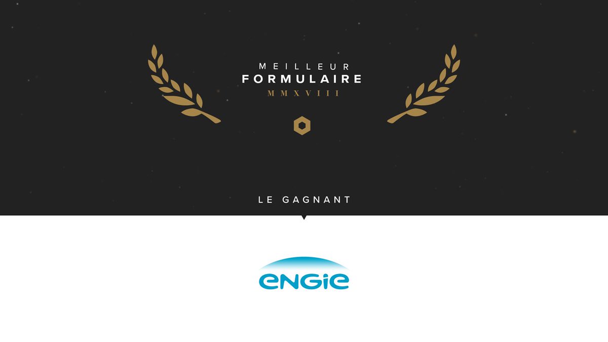 ContentSquareFR's tweet photo. Félicitations @ENGIEgroup 🏆lauréat du meilleur formulaire aux #UXawardsCS 2018 ! 👏🏻👏🏻👏🏻#EC1to1 #ContentSquare https://t.co/KRIagHr8pZ