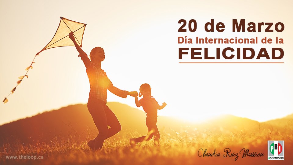 ruizmassieu's tweet photo. Hoy es el #DíaInternacionalDeLaFelicidad. Que su sonrisa, la esperanza y la gratitud sean sus aliados este y cada día. https://t.co/BGyeUIQTkb