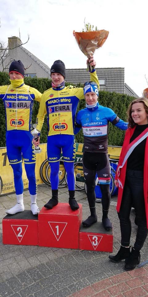 Teamdifferdange's tweet photo. Tom Vermeer raced this weekend the Ronde van Woensdrecht, a criterium of 80km on a lap of 1600m one of the harder criteriums in Holland. 
Tom tried to get away solo to the finish. However, two teammates could counter him a few times after each other. Tom finished 3rd . Congrats! https://t.co/S7mVIbv5hm