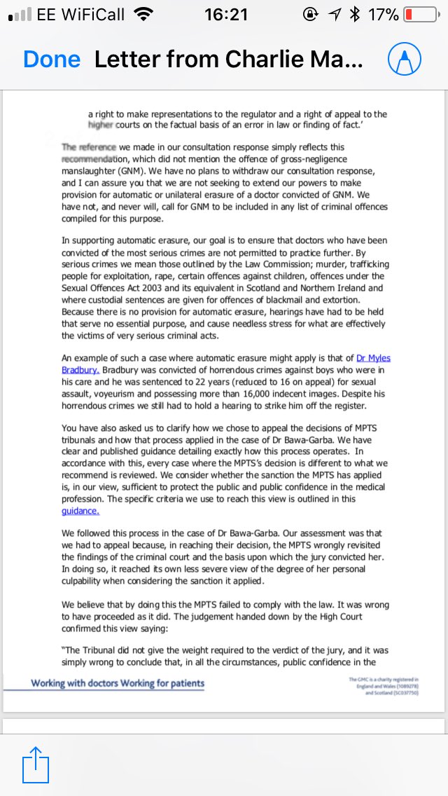 TheDA_UK's tweet image. A reply from Massey and @gmc uk to a letter by @sbattrawden with the signatures of 4500 doctors and MPs expressing our concern over the appalling handling of the #bawagarba case.

@TeamHadiza 

#GMCFairHearing #IAmHadiza