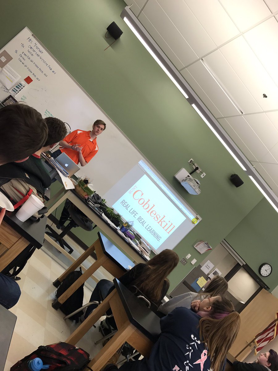 essexffa's tweet photo. Thank you alumni Nate Wilson for coming to our meeting and telling us everything we need to know about college and Suny Cobleskill! We really enjoyed your visit and hearing your experience at college! @SUNYCobleskill  #essexffa https://t.co/GGxNmLyi7s