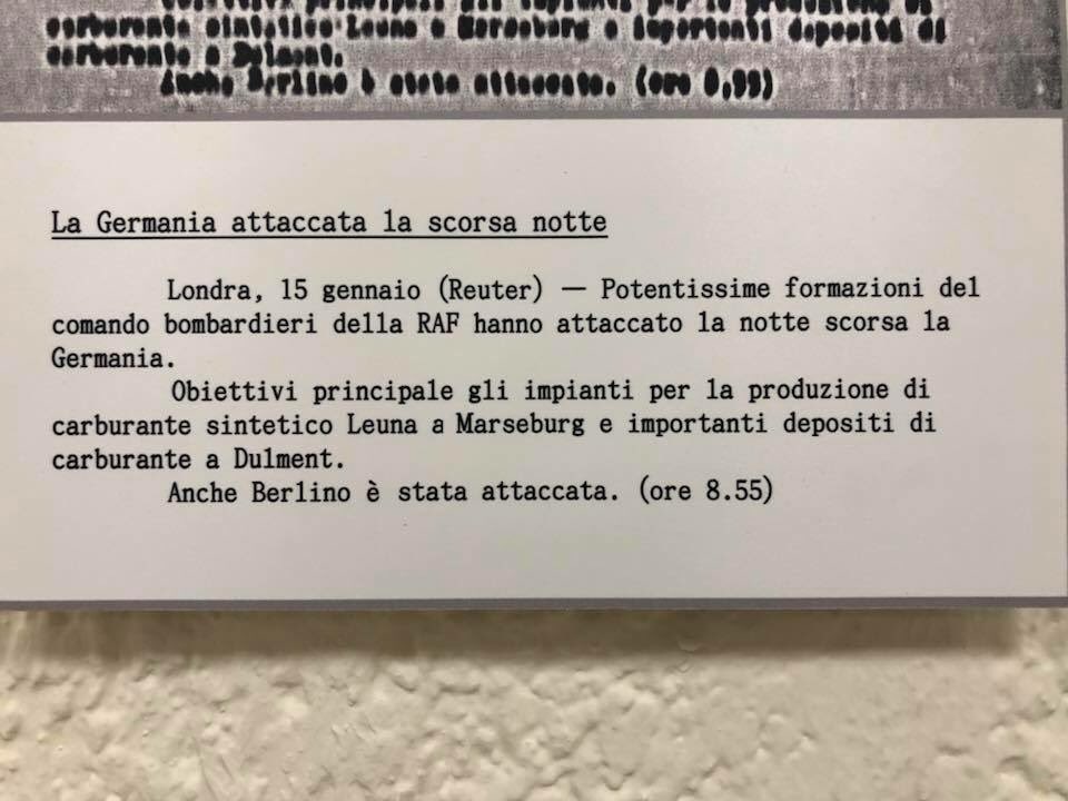 SommellaRoberto's tweet photo. Il primo take della @Agenzia_Ansa : meglio di un tweet, ben 73 anni fa. Tutto in 7 righe che ci ricordano da dove veniamo. Auguri a @_luigicontu e ai colleghi per la nuova #NewsRoom https://t.co/Chn2wjH1tq