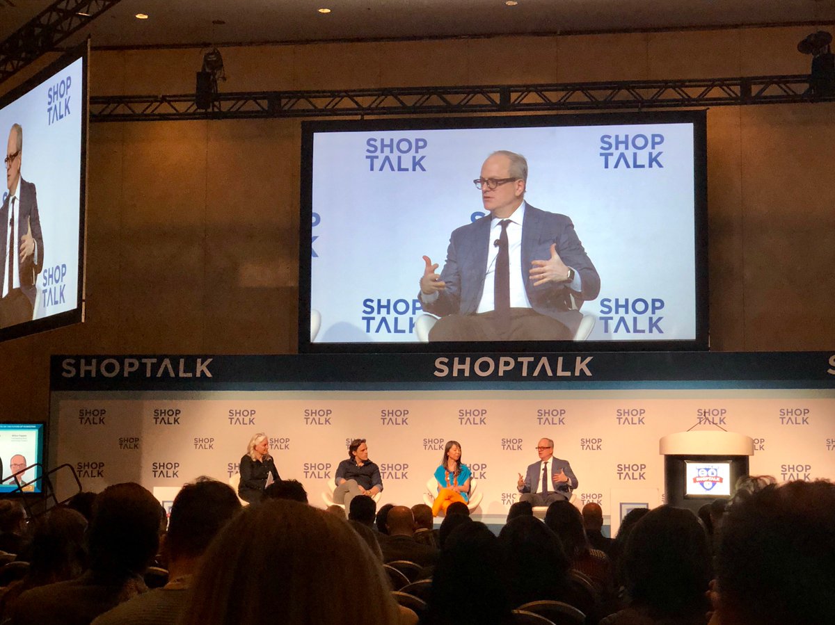 At #Shoptalk18 the Future of Marketing from the C-suite, Milton Pappas, CMO of Hudson’s Bay Co., owner of <a href="/lordandtaylor/">Lord + Taylor</a> <a href="/hudsonsbay/">Hudson's Bay | La Baie d'Hudson</a> <a href="/saks/">Saks Fifth Avenue</a> <a href="/Gilt/">Gilt.com</a> “we're focused on measuring media effectiveness and store attribution.” #marketingtips
