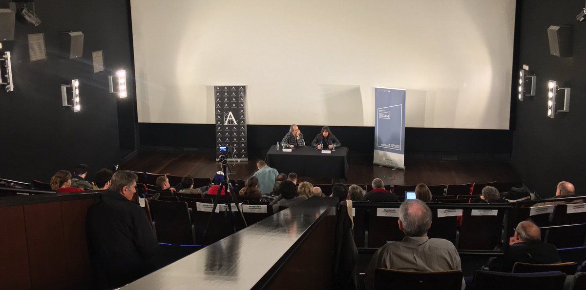 GreenKingdomEnt's tweet photo. Genial poder disfrutar de la ópera prima de Yayo Herrero #Maus en pantalla de cine. Gracias al ciclo talento de la @ECAM_ en @Academiadecine https://t.co/eIXGaYQNiF