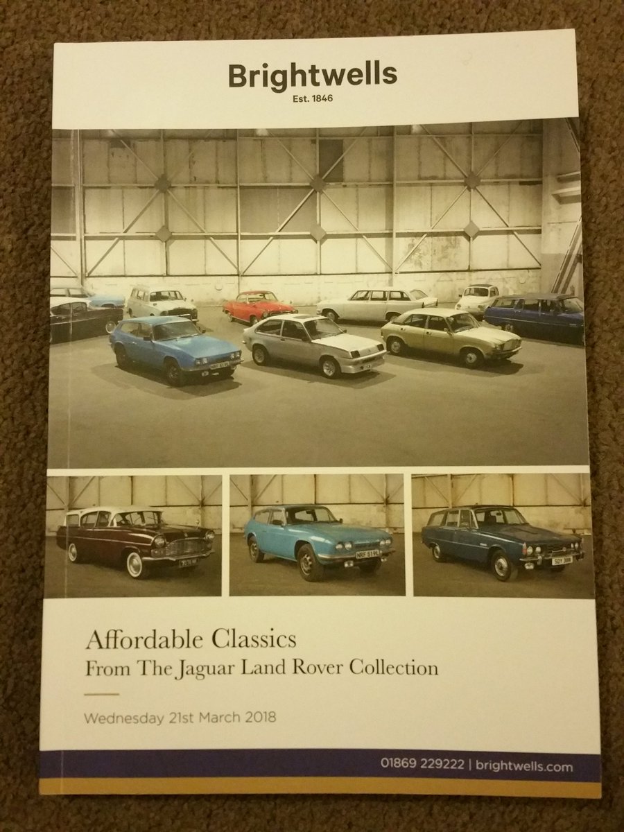 Probably the most entertaining, and definitely the most unpretentious auction catalogue I've ever read! Good work <a href="/BWClassicCars/">Classic & Vintage</a> (Brightwells)!
Looking forward to the auction at <a href="/BicesterH/">Bicester Heritage</a> tomorrow...! #easilytempted  #handsfirmlyinpockets