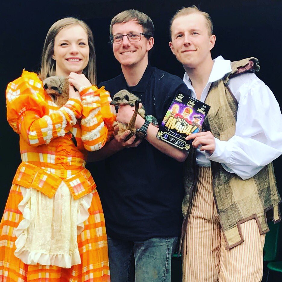He may have lost his cat but Dick Donnington has found some Meerkats! #Telford #Panto #Telford50 #Easter #Family #Magic #Adventure <a href="/HooFarmTelford/">Hoo Zoo and Dinosaur World</a> <a href="/Telford50Panto/">Telford50Panto</a> <a href="/MrMillermanPres/">MrMillerman Presents</a>