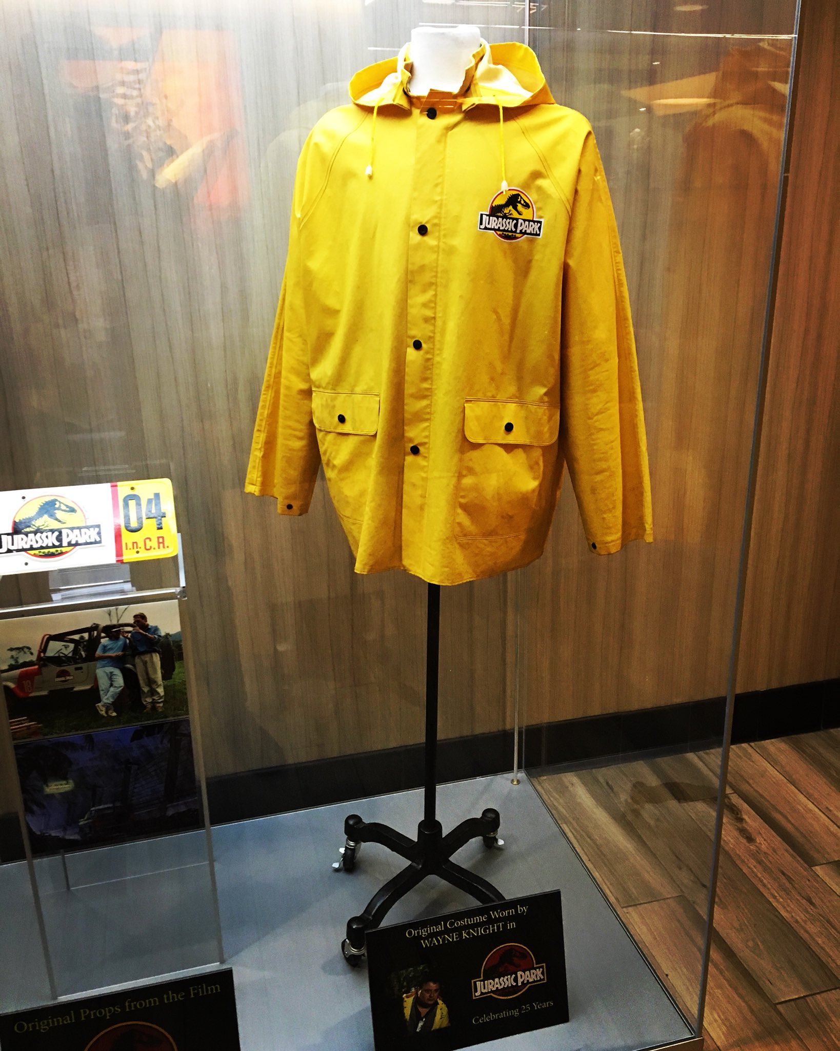 Wayne Knight Signed Jurassic Park Raincoat Movie Prop Replica (PA COA ...