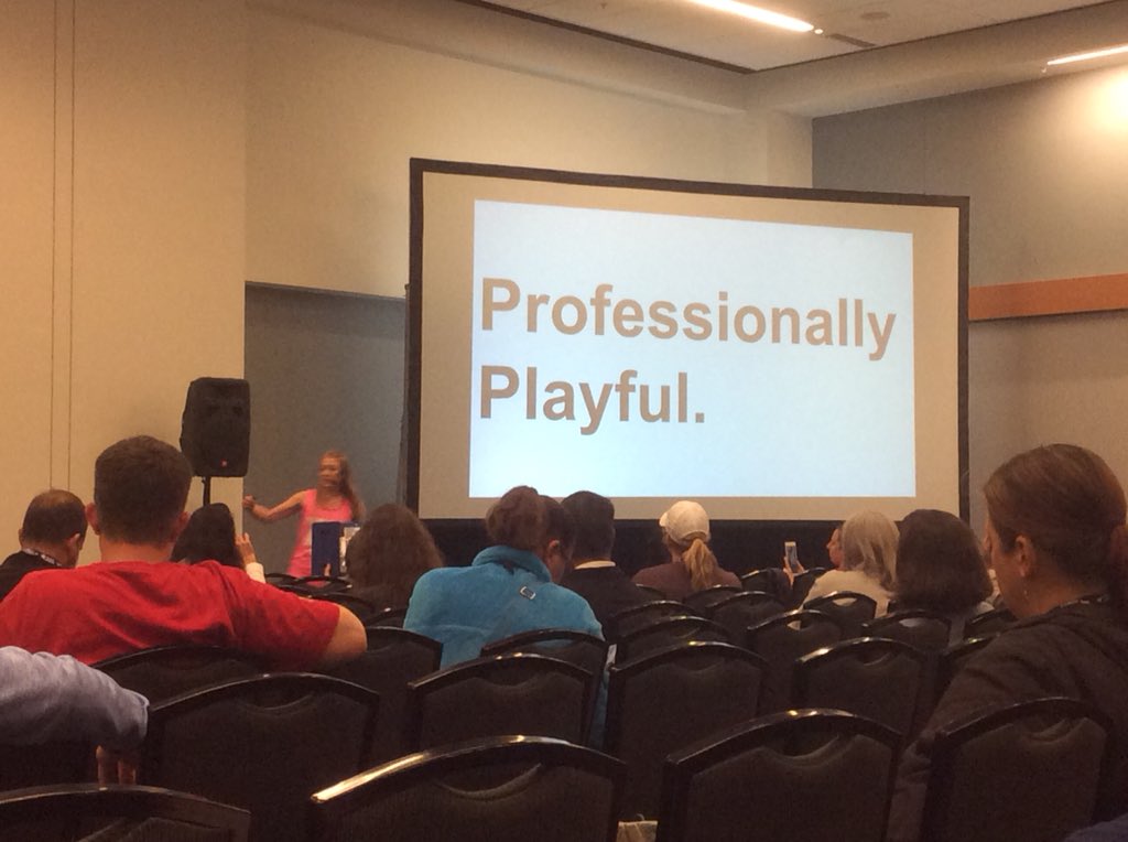 RoseRays_PE's tweet photo. Enjoying the #PhysedTalks session at #SHAPENashville! @SHAPE_America https://t.co/fX6XDmUq2H