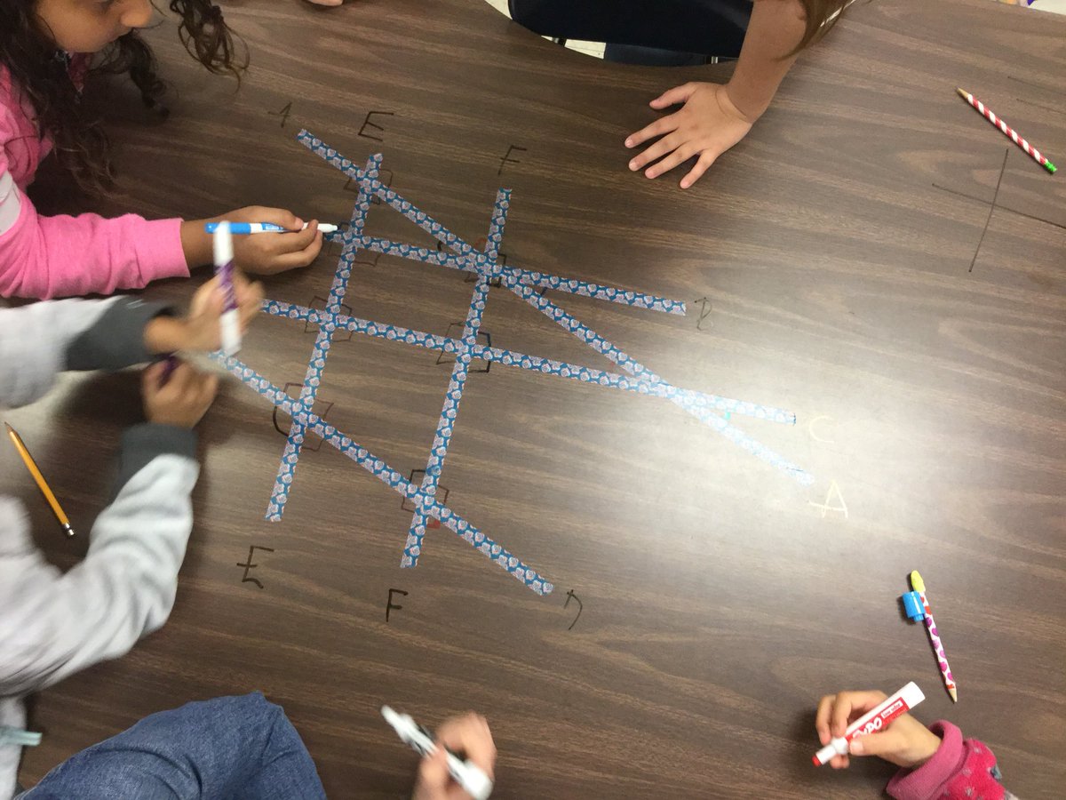 SharpJ4thNISD's tweet image. Students are identifying different types of lines based on attributes in our new math unit! #CNEpawsup