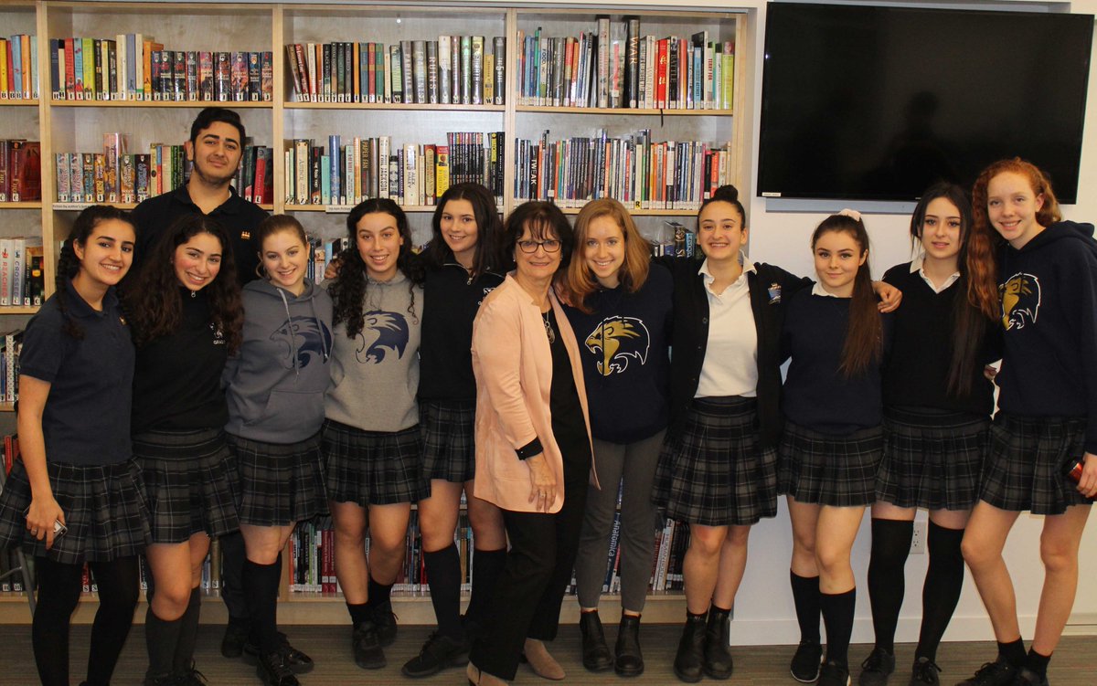 We were fortunate today to have a visit today from the Canadian Ambassador to Israel, Deborah Lyons.  Ambassador Lyons spoke separately with our Grade 11 and Grade 12 students. She gave a wonderful presentation and answered so many questions!  Thanks to the <a href="/JewishVancouver/">Jewish Federation of Greater Vancouver</a>