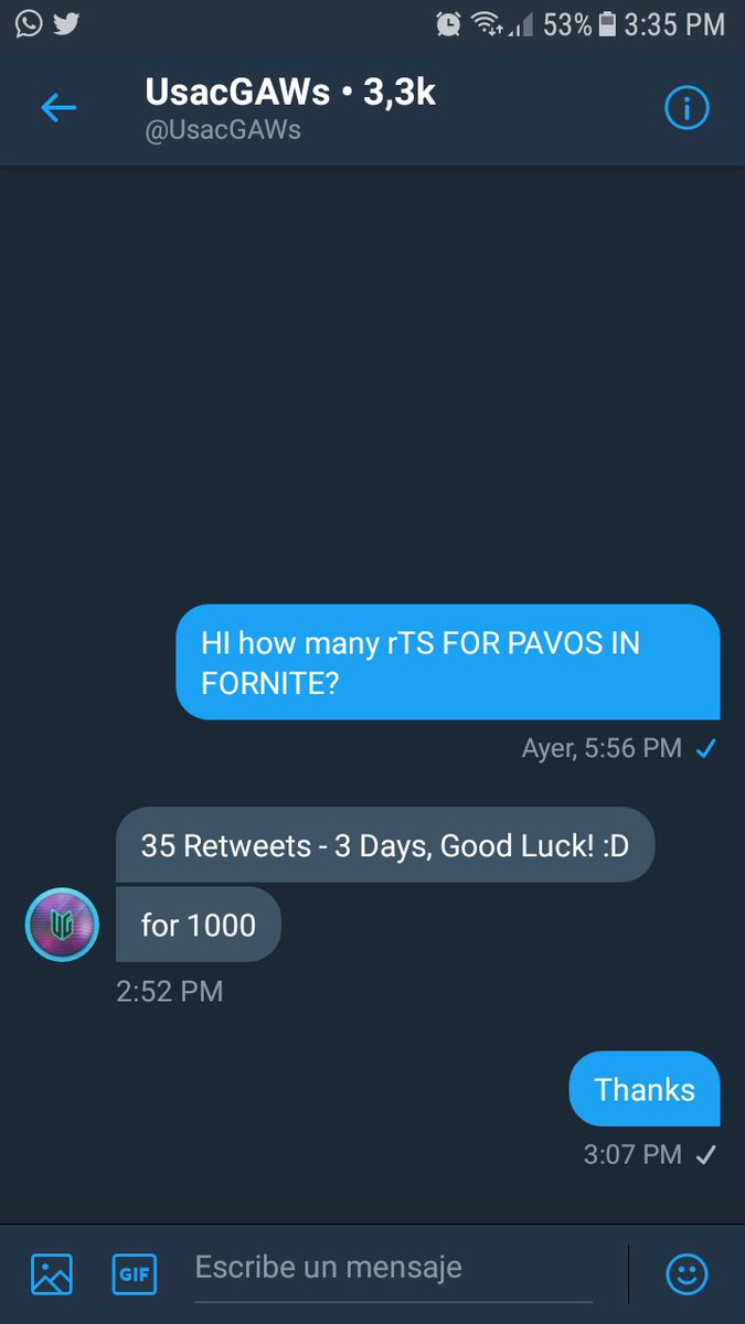 "POR FAVOR NECESITO 35 RTS PARA PAVOS EN FORTNITE LES AGRADECERIA MUCHISIMO SU APOYO" DEVUELVO RT HOY POR MI MAÑANA POR TI!⚡❌🏆