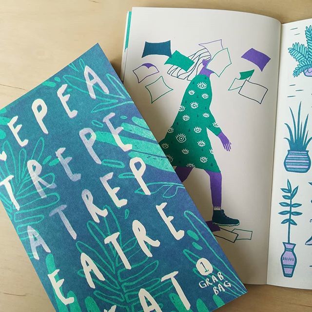pindotpress's tweet photo. Grab bag issue one "Repeat" by @heidiberton @marnegrahlman @marleyallenash @emilymayrose @robertjohnpaterson . Thanks a lot everyone!!
.
.
.
.
.
.
.
.
.
.
.
.
.
.
#zine #art #artistsoninstagram #illustration #illustratorsoninstagram #toronto #riso #risog… https://t.co/BQwOXDc2vm https://t.co/8g1P3K5s5P