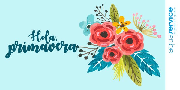 Aquaservice's tweet photo. ¡Ya está aquí! Como cada año, la primavera realiza su visita de rigor. ¡La esperábamos! Retuitea para darle la bienvenida.
#primavera #aquaservice https://t.co/z6qNQEDtgj