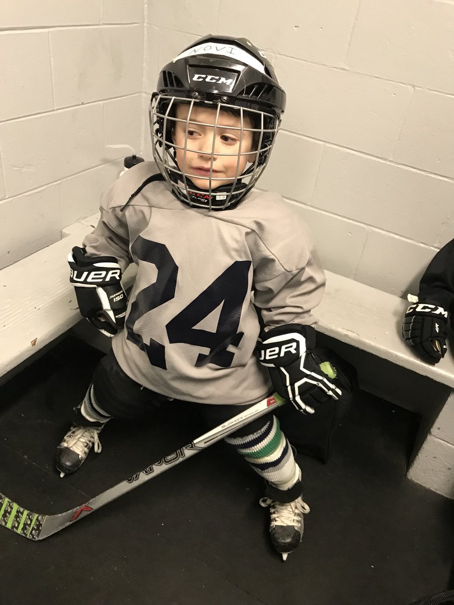 Bigdfia's tweet photo. @Ryanhorvat24 he was so nervous for tryouts until he got this jersey. “Ahh yeah I’m Ryan Horvat” #horvatshomies @ThunderbirdsAHL https://t.co/992rEERyud