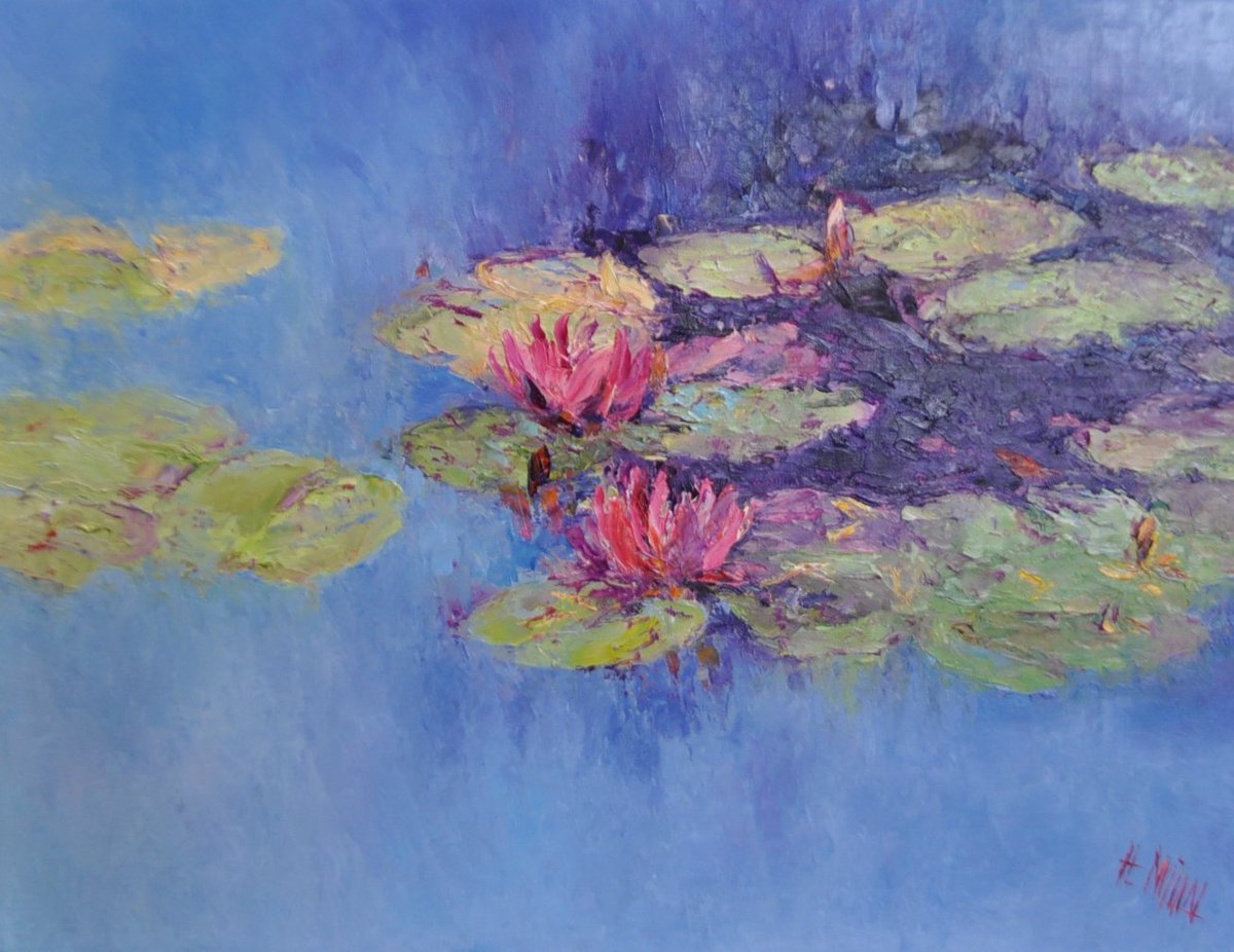 milan_art's tweet photo. What "A Welcome Sight"! #Original #OilOnCanvas by Henrietta Milan #firstdayofspring https://t.co/E3QpieVpAI