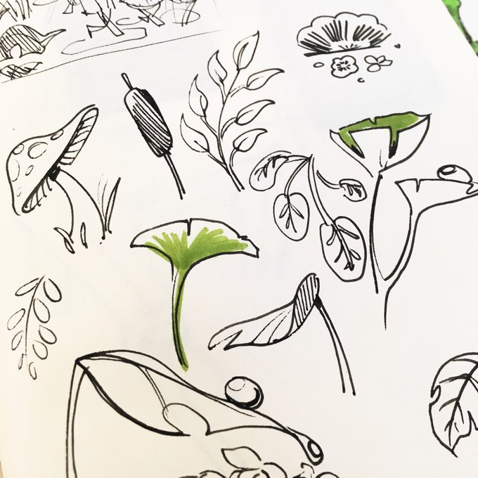 Some sketches for an upcoming reimagination of Frog and Toad Together ? 