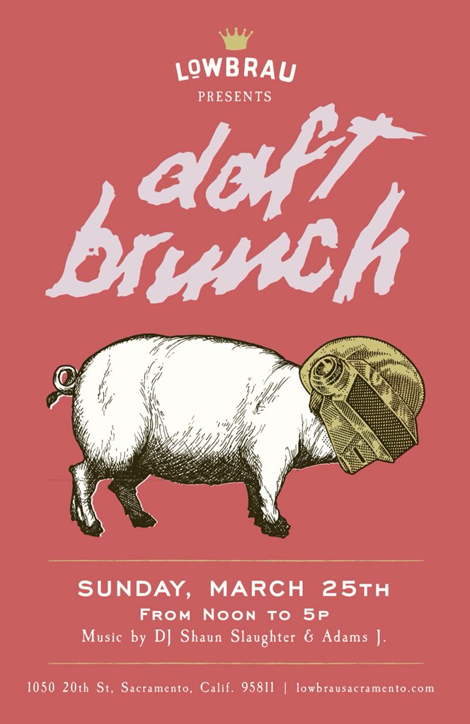 From New York, LA, Seattle, Boston and more... we're bringing Daft Brunch to Sacramento THIS SUNDAY 03.25 ⚡️🍳🎶

Daft Brunch: Sacramento
FREE • 12pm - 5pm
ALL Ages Welcome

#daftbrunch #theprimetimeofyourknife #daftbrunchsacramento