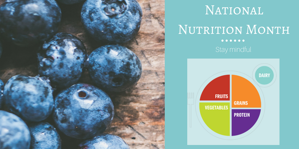 NutritionAN's tweet photo. Remember to stay mindful when choosing the foods you eat. Watch portion sizes and choose foods that will leave you feeling energized after meal time!

Happy National Nutrition Month!
#nationalnutritionmonth #nutritionexpert #gofurtherwithfood #NNM
https://t.co/XYRFf0dz74 https://t.co/qwubrVdXX5