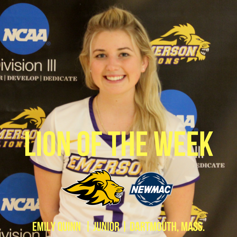 🦁LION OF THE WEEK🦁

It's a clean sweep for <a href="/ECwomensLAX/">Emerson Women's Lax</a> with Sophia Gripari and Emily Quinn taking home both Lion Of The Week Honors!

GRIPARI: buff.ly/2G7UEQh
QUINN: buff.ly/2G5AwOZ