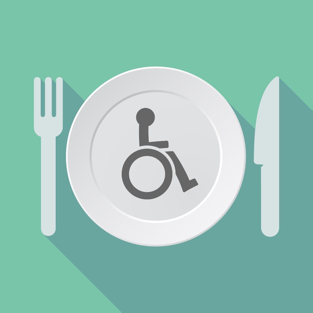 AccessAdvocates's tweet photo. #ADAfact: In restaurants & cafeterias, an accessible route must connect all dining areas, including raised or sunken areas & outdoor areas. https://t.co/zHFc5WPhct