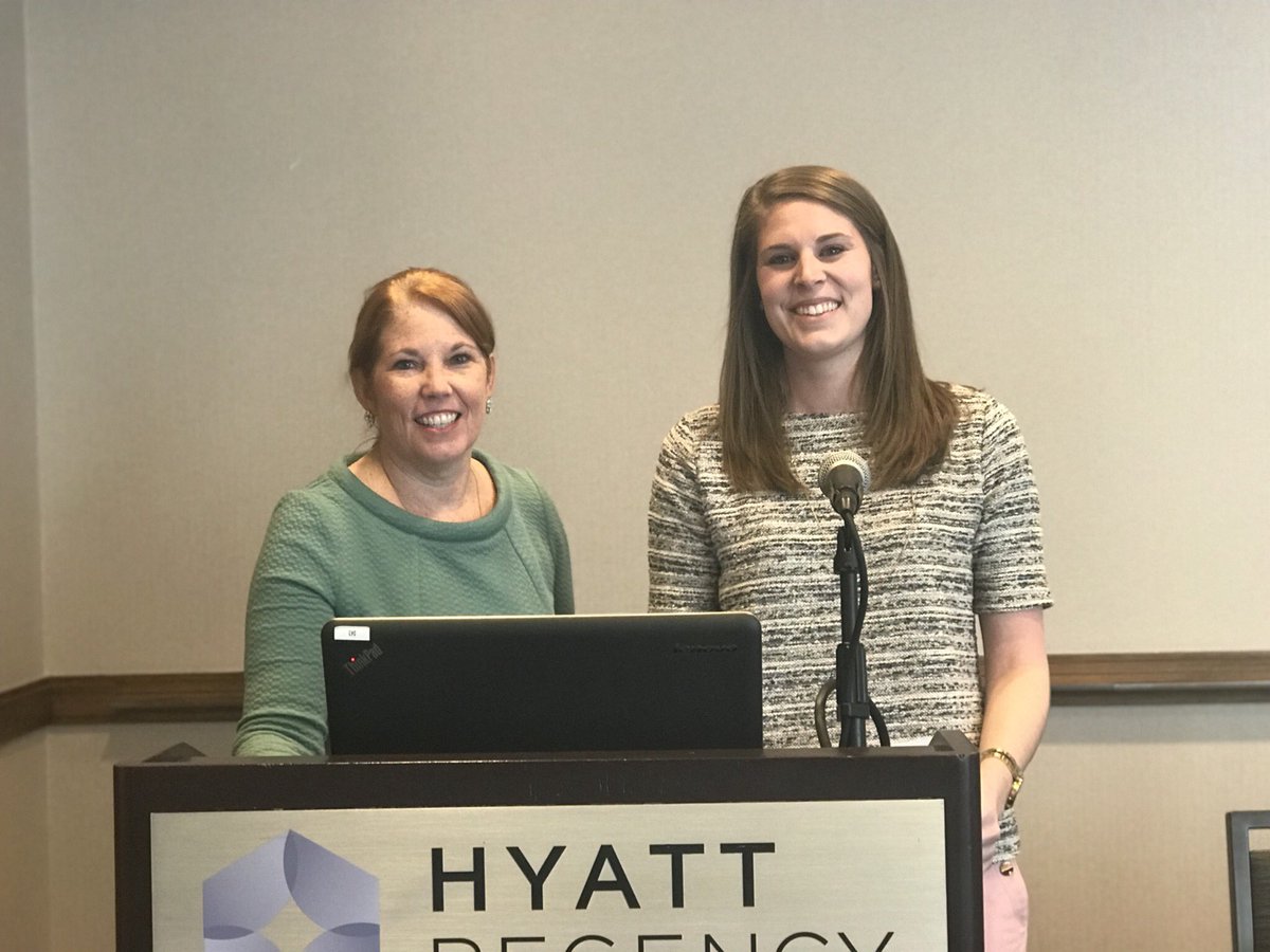 meredith_berger's tweet photo. @clarkeschools Ashley Mahlstedt and @SFickenscher presenting @EHDImeeting on Hunter’s Syndrome and looking past the label https://t.co/YaCpsFtnRJ