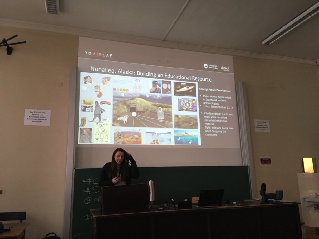 namir's tweet photo. Alice Watterson: design thinking in Archaeological Vis  #CAATUE @mcarterSKW visualisations have agency! https://t.co/NzqW5i0r5v