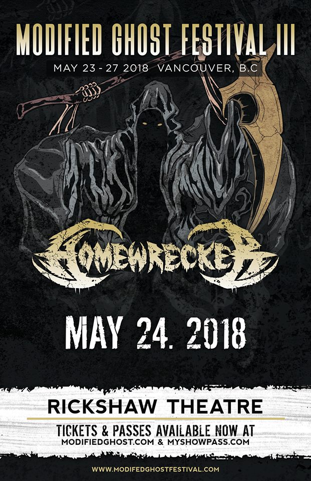 Just added to night 2 of #ModifiedGhost Festival III (May 24): @Homewrecker_OH! They join a stacked lineup that already includes <a href="/BloodbathBand/">Official Bloodbath</a> <a href="/bdmmetal/">The Black Dahlia Murder</a> <a href="/BeyondCreation1/">Beyond Creation</a> <a href="/Gatecreeper/">GATECREEPER</a> <a href="/KataplexisBand/">Kataplexis (2007-2019)</a> and WTCHDR! ow.ly/6z7m30j44jn