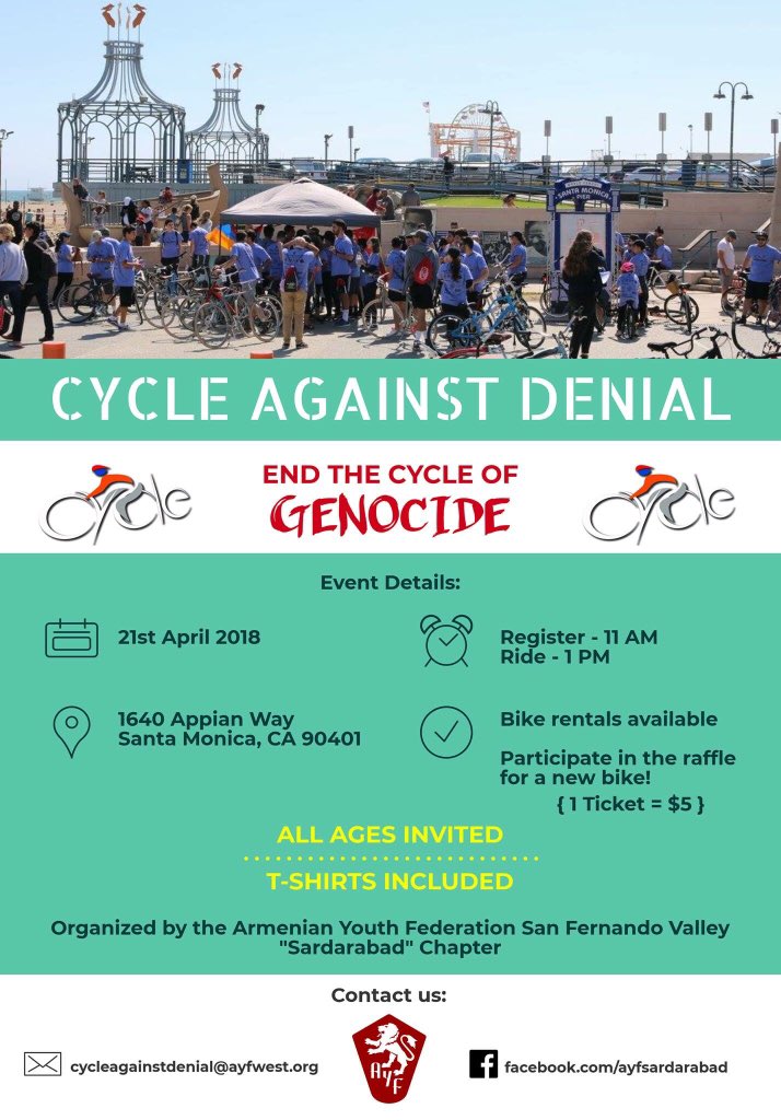 cycleagainst's tweet image. Keep April 21st vacant and come join us in Santa Monica for this year’s Cycle Against Denial