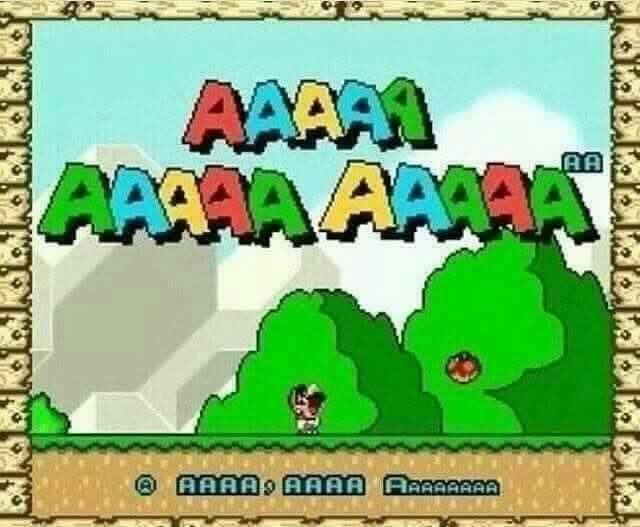 sbrmrgamer's tweet photo. How I imagine Mr.Gamers's breain reaction when he is being murdered by an ant eater looking thing in #TalesofBerseria
Or any game really...~Kitty Duval
#gamingmeme #mariomeme #games #startbuttonreview https://t.co/GJ9zIZCYQh