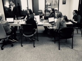 clariomedical's tweet image. This is a special week for #Clario because we have the WHOLE team in the office! Here are a few of the team members brainstorming how to make your #worklist the best it can be. #radiologyworkflow