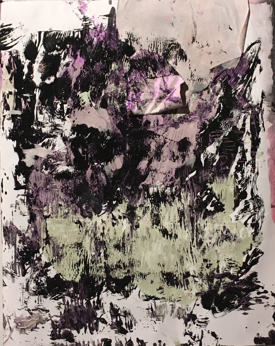 greenascendent's tweet photo. Kevin Moss, Painting For Peter Alexander Bradley, March 2018 #painting #abstractpainting #ContemporaryArt https://t.co/KKpWTzC2WQ