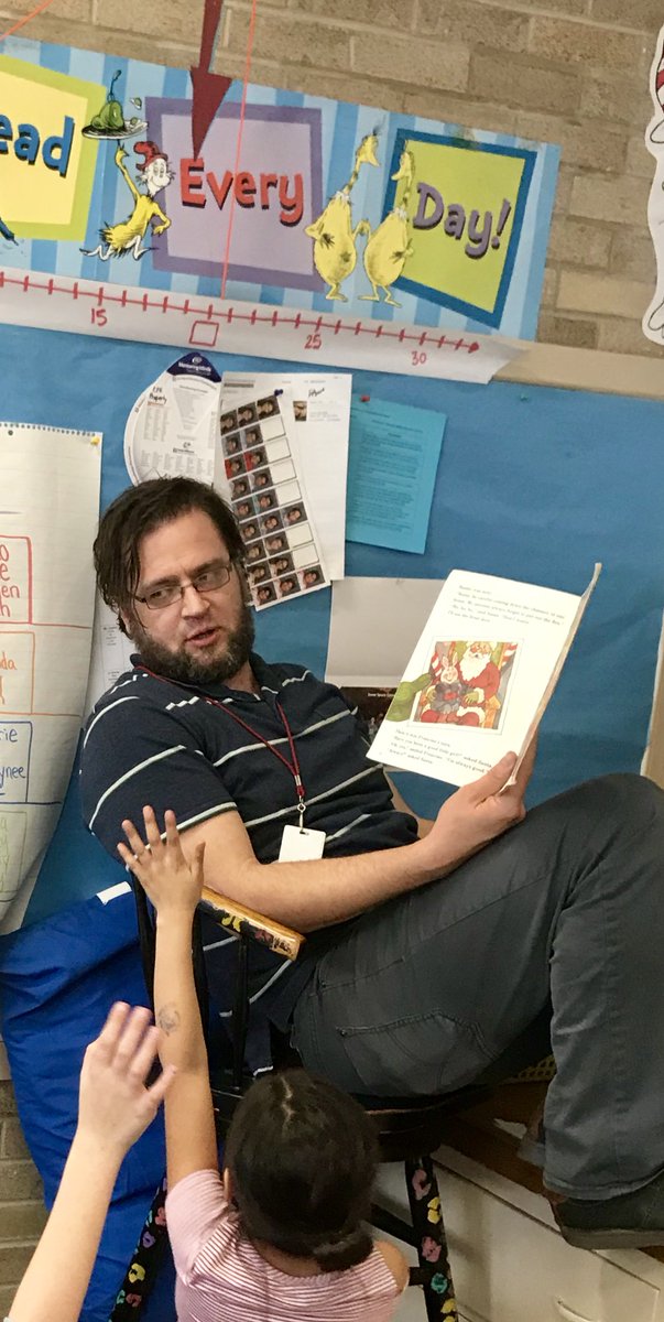 Mr. Meissner is a gem!  He loves to read with his kids!  Solid teaching and learning together every day.#CFESPROUD