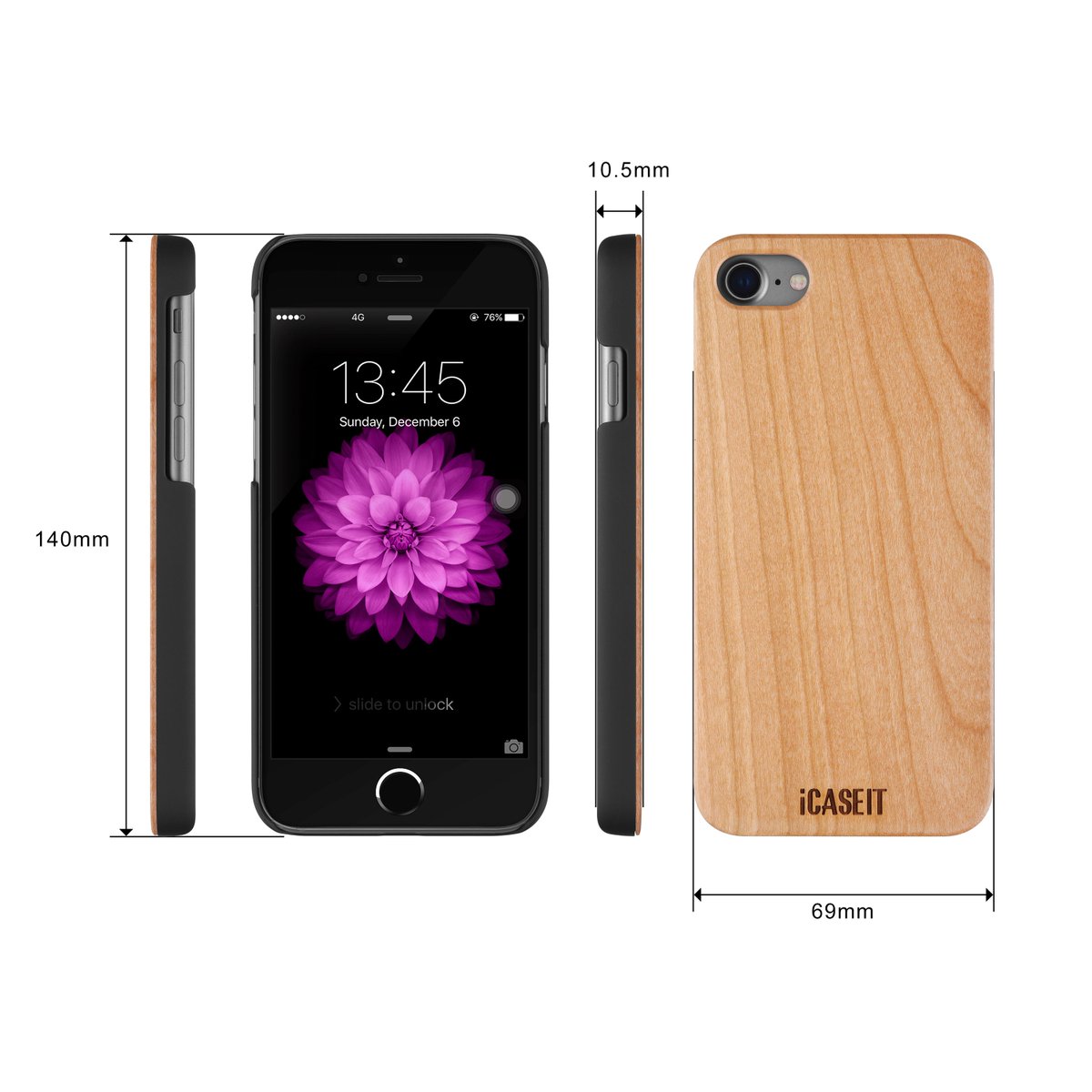 iCASEIT Wood Cases for iPhone 7/8 amzn.to/2rN7jAT