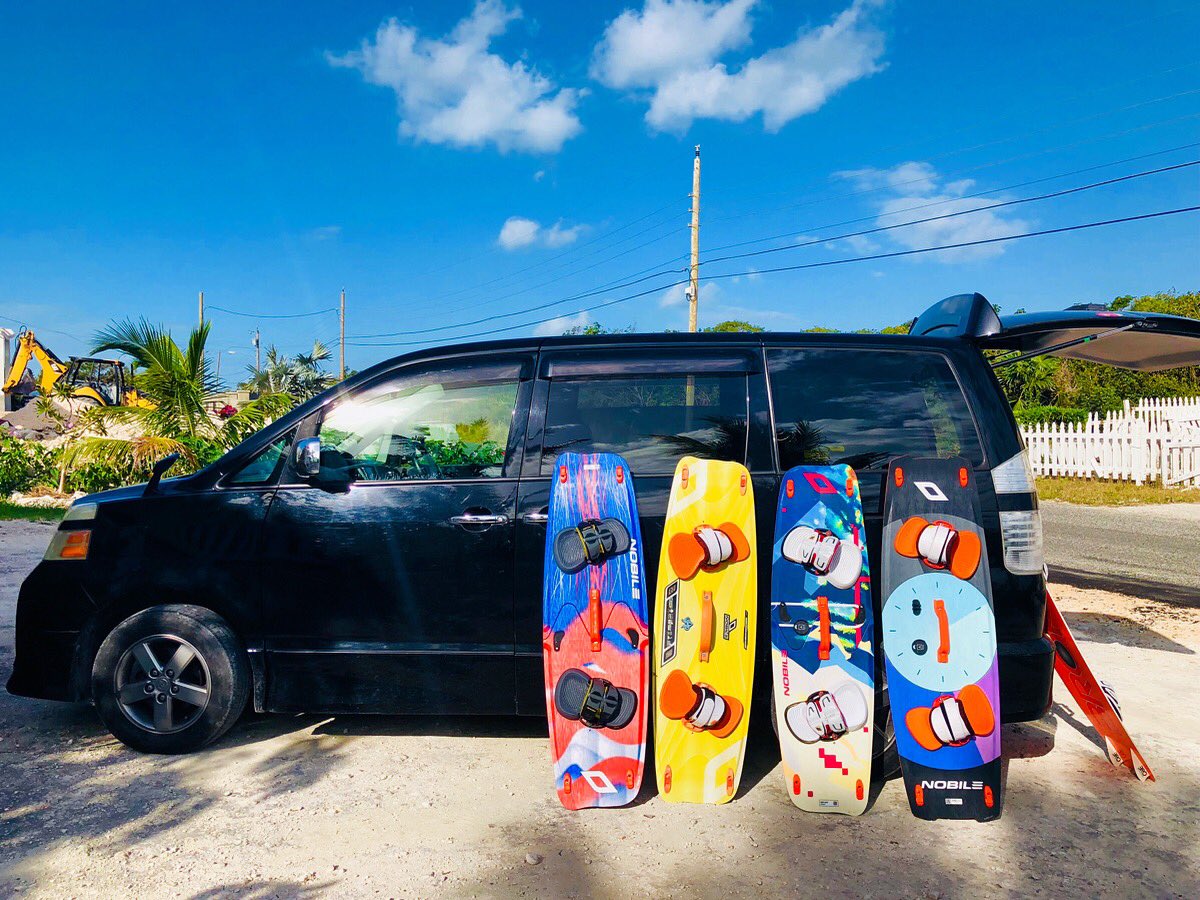 mzjenymar's tweet photo. It’s always interesting on kite trips what type of kitemobile you’re going to get and if it’s big enough for the whole squad and all our kite gear. Luckily, we got the “Kite-Nobile” here in Turks and Caicos with plenty of room! #kiteboarding #kitetribe #kitetrip #nobile https://t.co/XmWNazjSTu