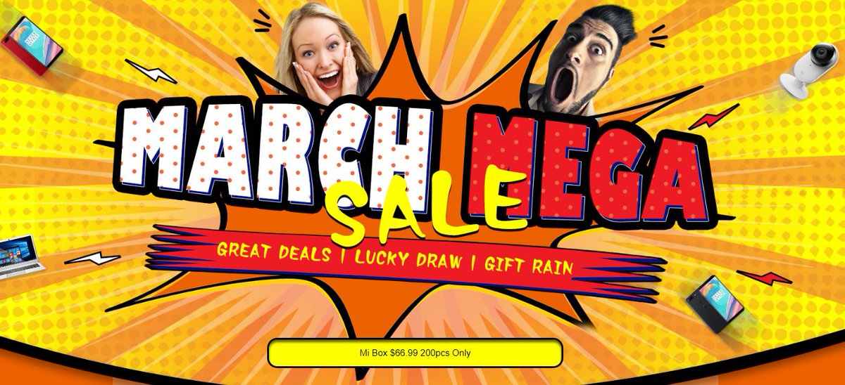 AndroidSmartTV's tweet photo. #Geekbuying March Mega #Sale: Win @ElephoneMobile #Elephone U Pro (#Promo) #MarchMegaSale #MegaSale #deals #couponcode #hotdealsm #giftrain #luckydraw more here: https://t.co/1xF4G07urn https://t.co/2Oq29gZZzc