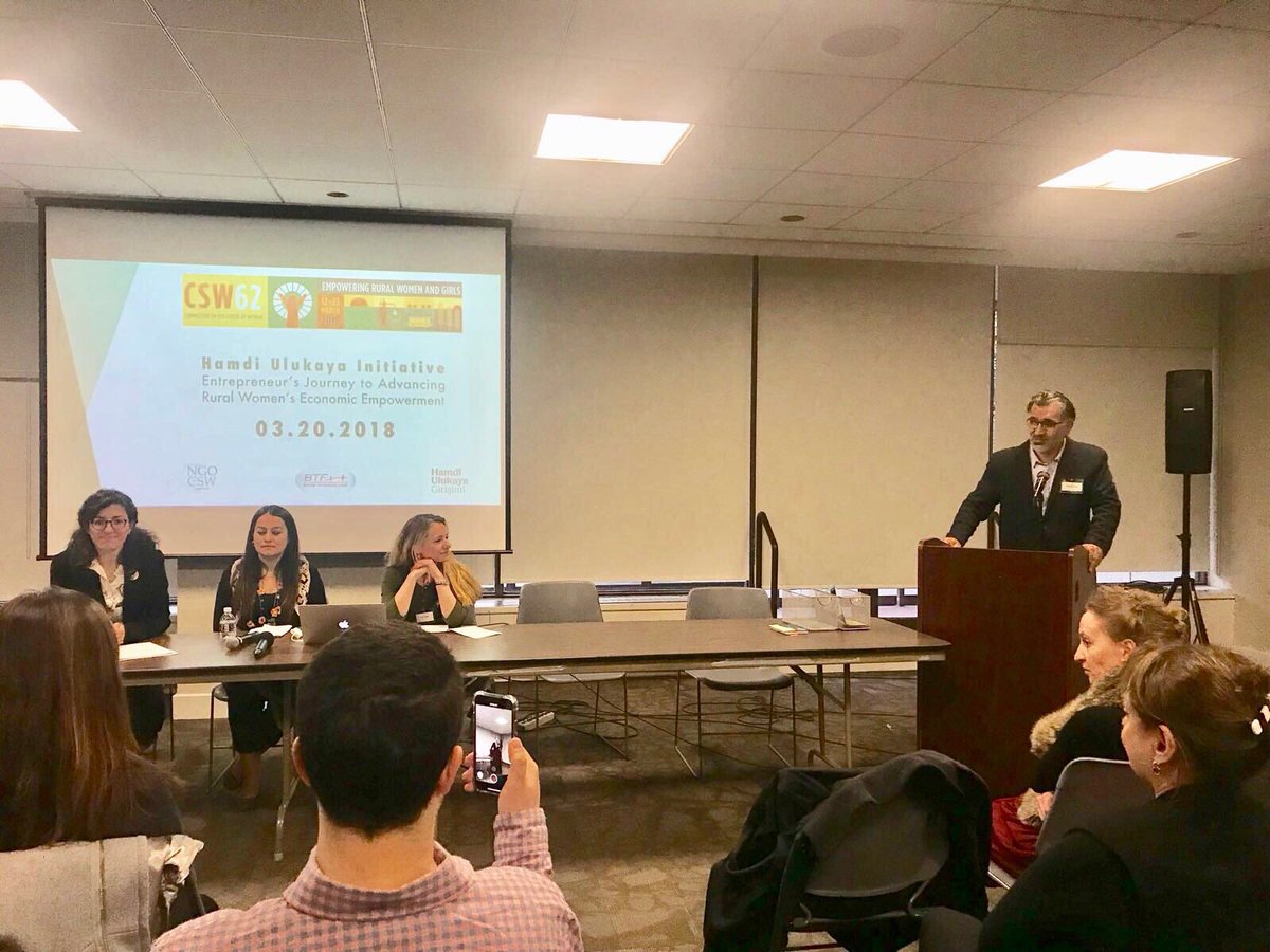 Birleşmiş Milletler #CSW62 kapsamında düzenlenen “Kırsaldaki Kadının Yükselen Gücü” konulu panelde <a href="/SelcukRSirin/">Selçuk Şirin</a>, açılış konuşmasını yapıyor. #hayallerineinan