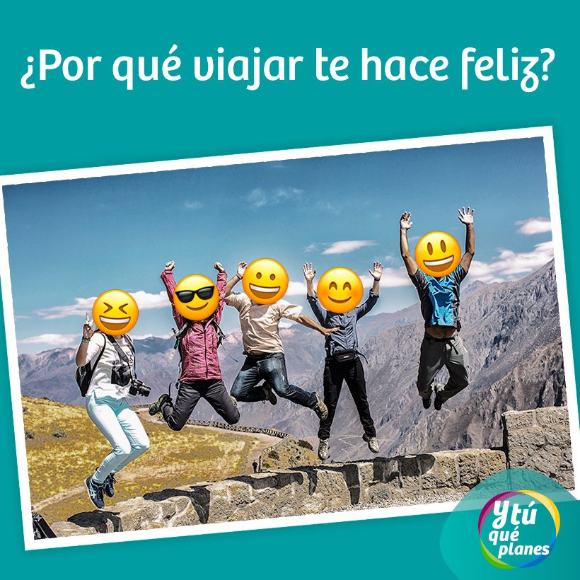 ¡Hacer un viaje siempre es una buena idea para ser más feliz! 😁
¡Responde la pregunta y cuéntanos!
#YTúQuéPlanes #LoBuenoDeViajar #DiaDeLaFelicidad #DiaInternacionalDeLaFelicidad