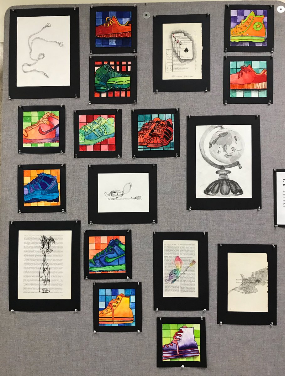 LGramarossa_ART's tweet image. Proud to display the amazing artwork create by @adonroeART and my Ss! #HowittArt #DalerArt @PrincipalPena @depierroHMS