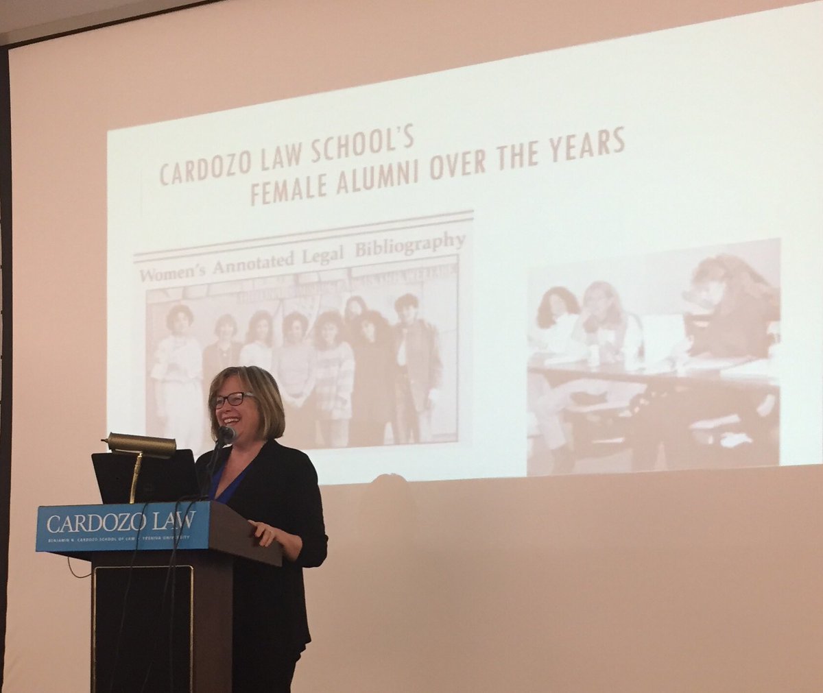 cardozolawlib's tweet photo. We don’t have to be perfect—we just have to have each other’s backs. That’s how we move forward. -Dean @MelanieLeslie5 at @CardozoWomen of Distinction Reception #cardozolaw #cardozoalums #wli https://t.co/VKJztANERi